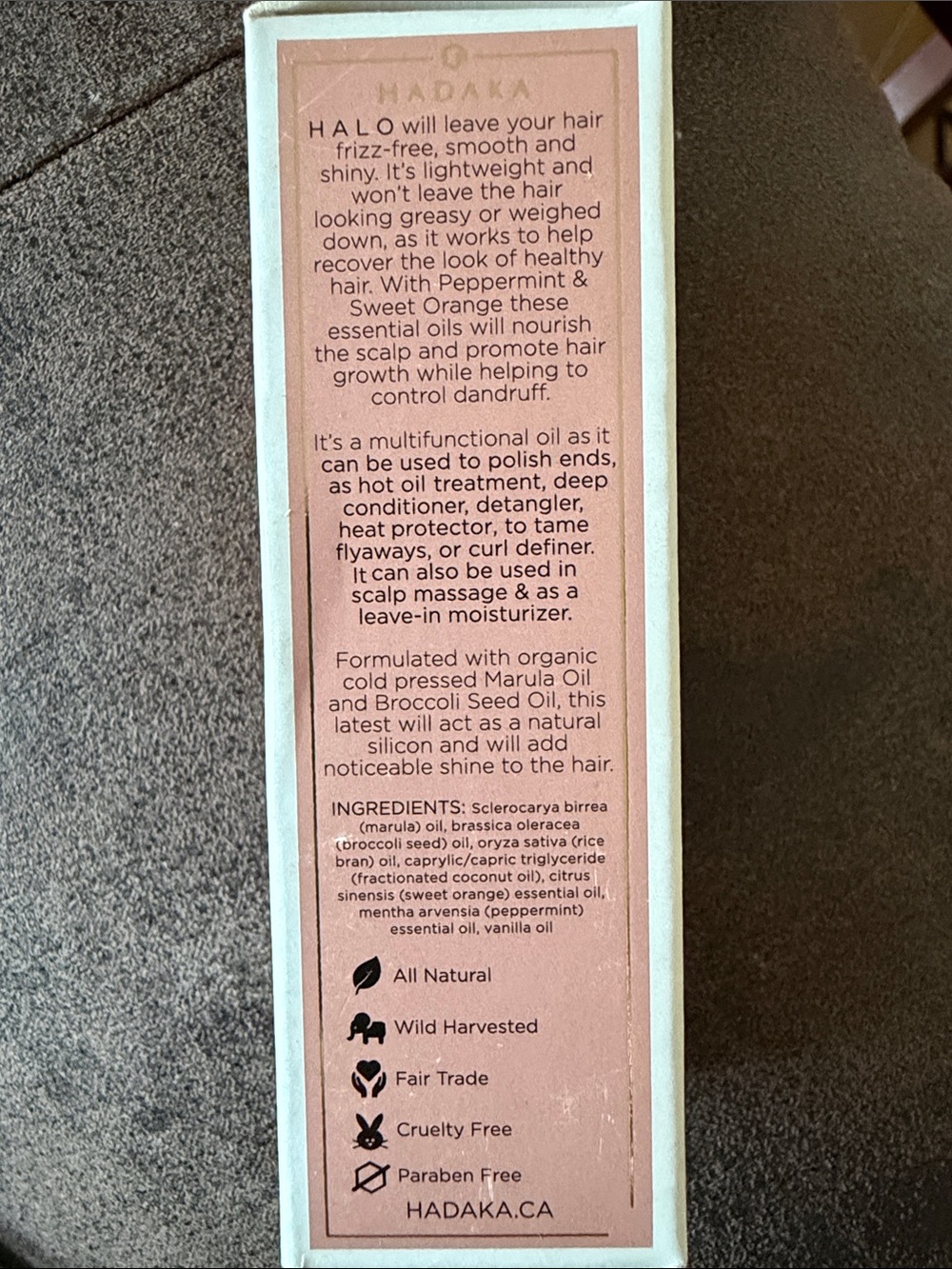 HALO Repair & Shine Hair Oil with Marula & Broccoli Seed - Picture 7 of 8